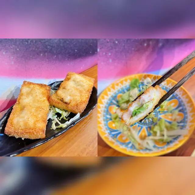 牛油果蝦多士