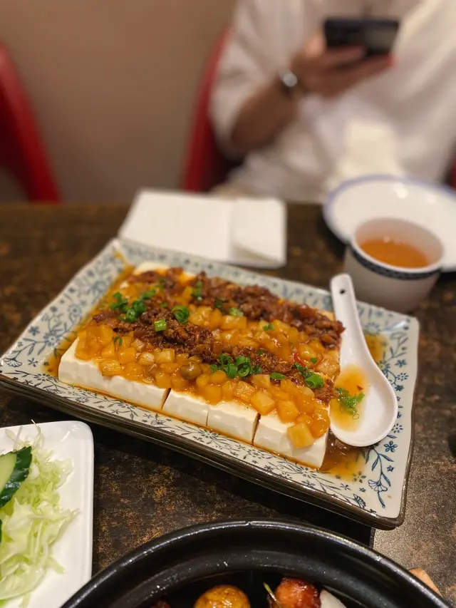 樹子肉燥蒸豆腐