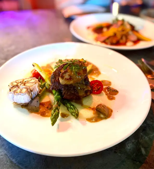 Grilled  U.S.  Beef  Tenderloin  (5oz)  with  Goose Liver