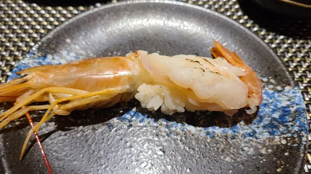 火炙蒜味牛油赤海老壽司