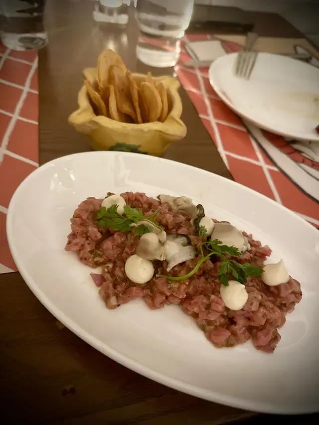 Wagyu Steak Tartare with Oyster