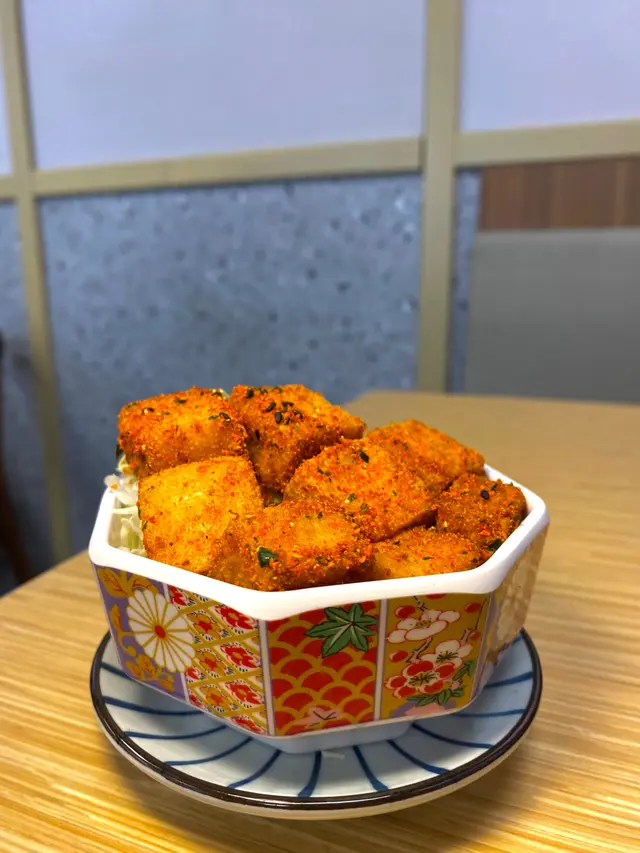 一口炸豆腐