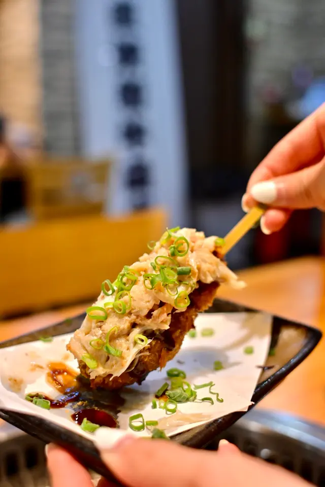 蟹肉免治和牛炸棒