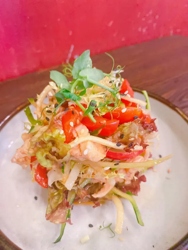 八珍甜醋雞絲沙律