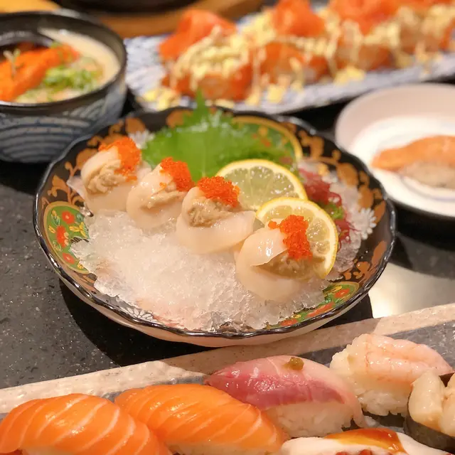 帶子蟹膏刺身