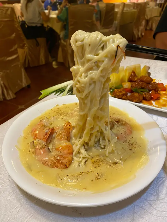 芝士海蝦焗伊麵