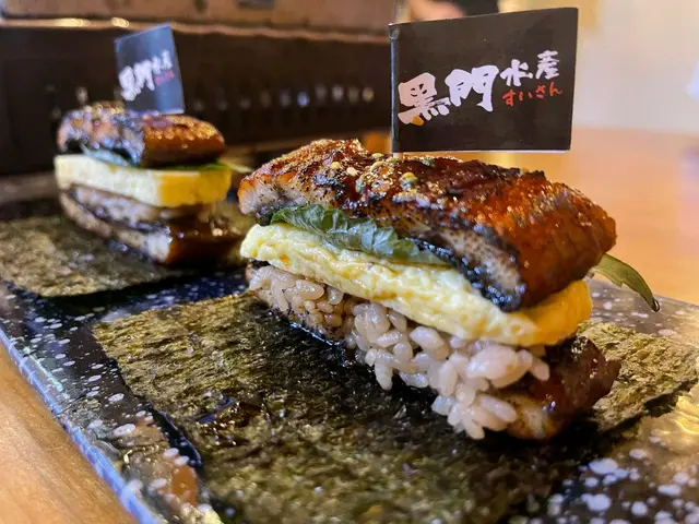 黑門令鰻魚漢堡