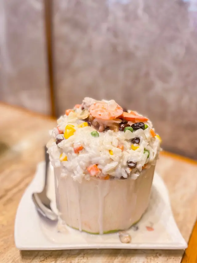 椰青海鮮焗飯