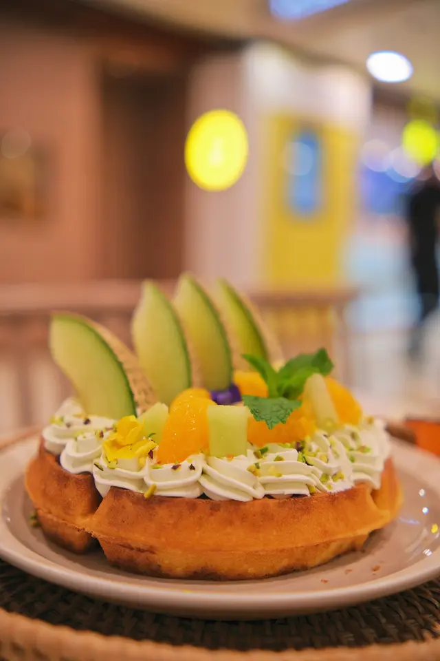 綠油油蜜瓜窩夫