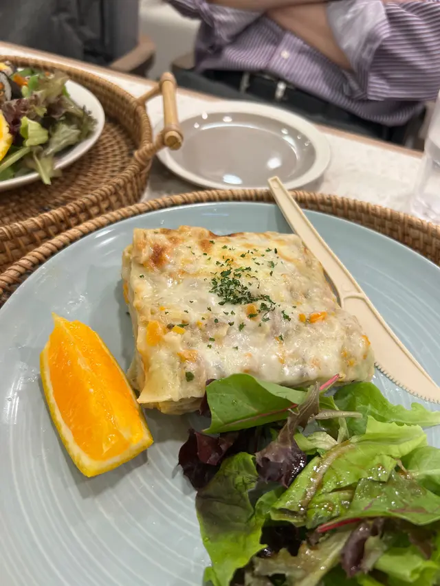   菠菜雞肉千層麵