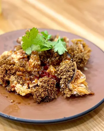 六喜甜辣酱海参花