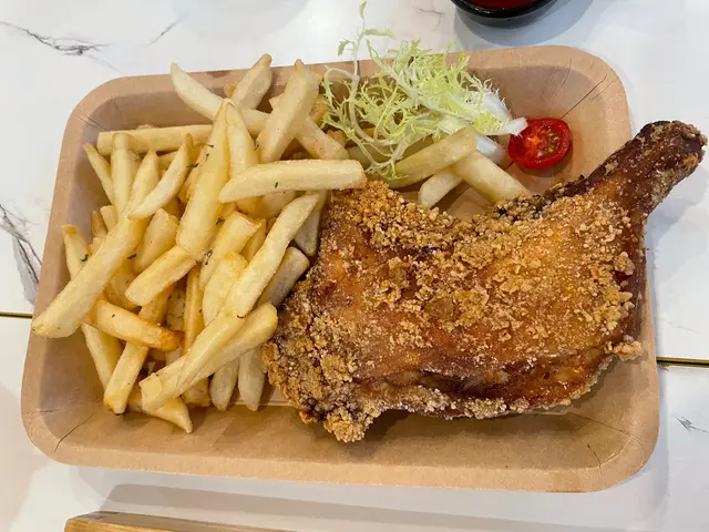 鹽酥大雞髀配薯條