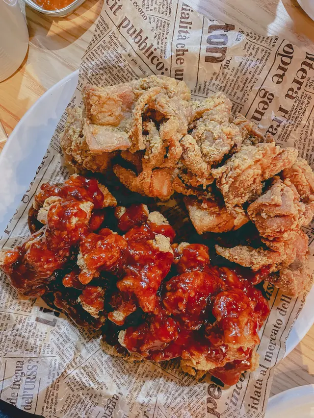 炸雞二重奏(經典原味+特色甜辣)