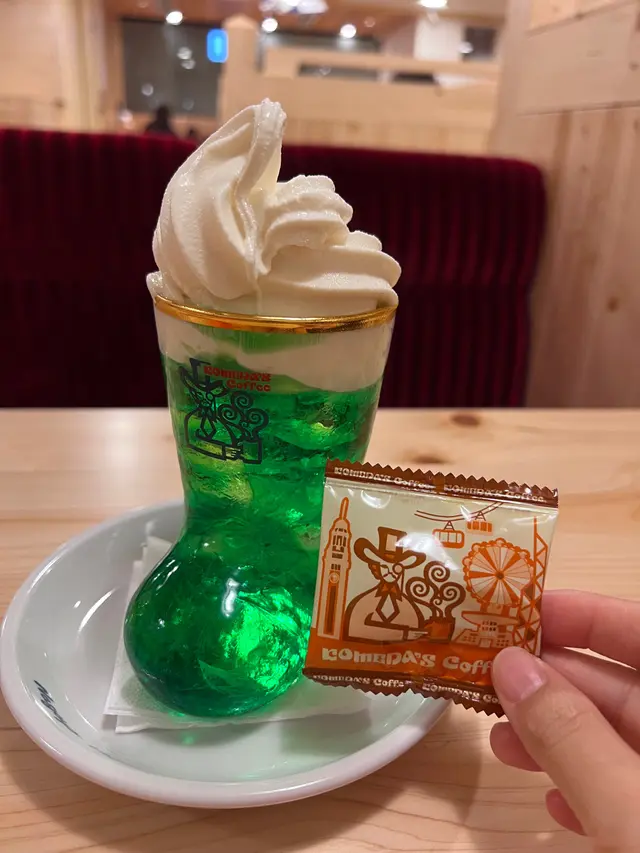 蜜瓜雪糕梳打