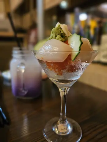帆立贝蟹籽杯