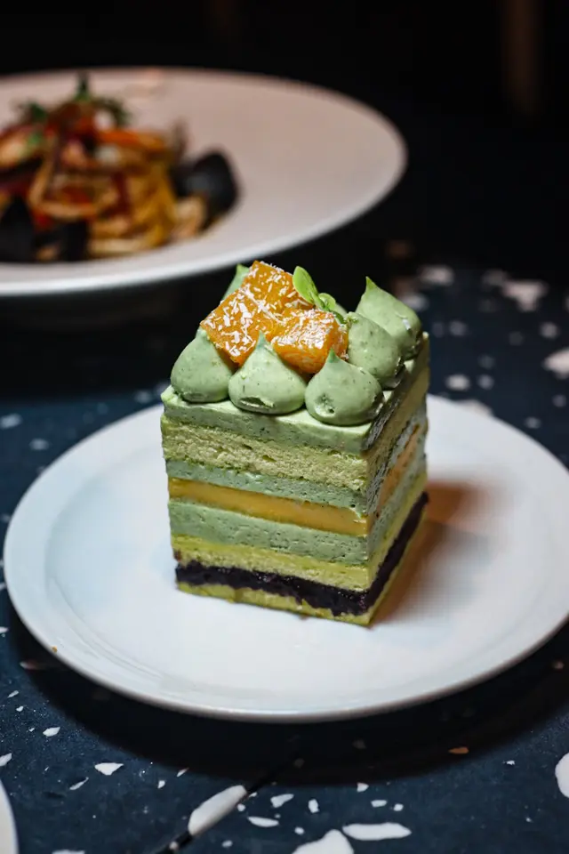 班斕芒果紫米蛋糕