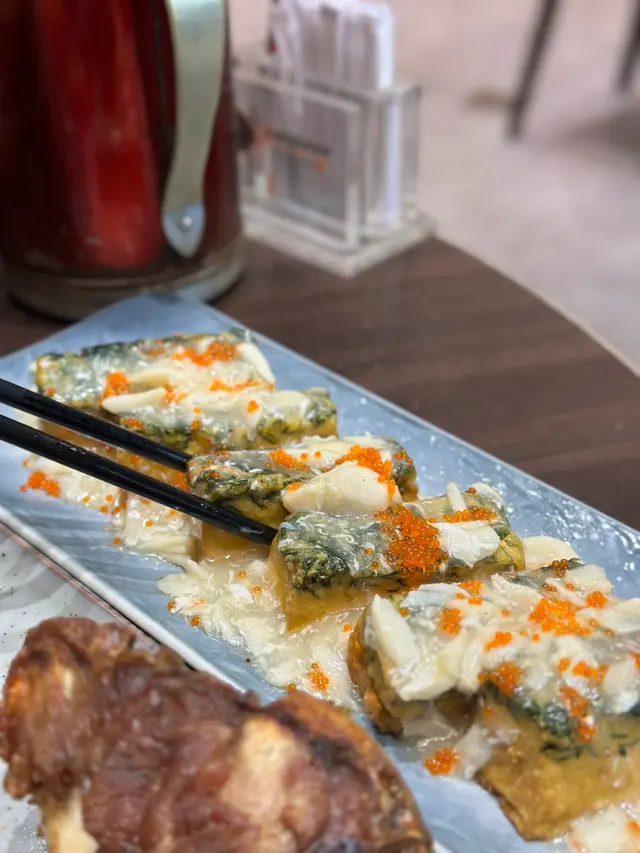 蟹肉菠菜豆腐盒