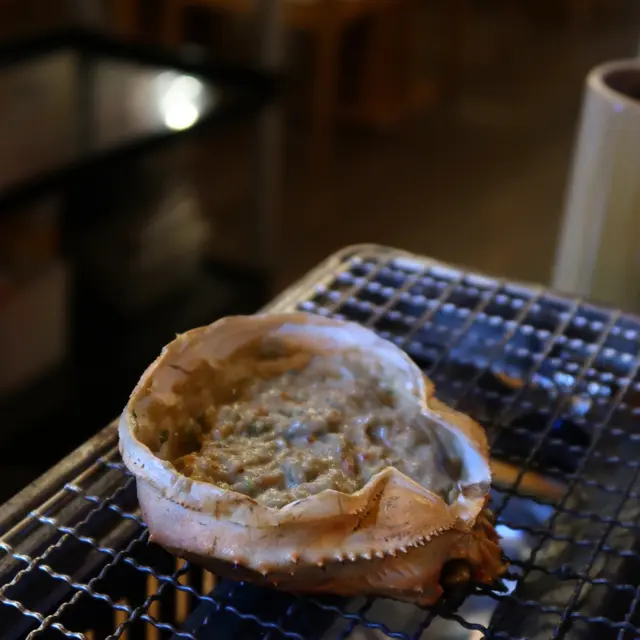 海膽蟹味噌甲羅燒