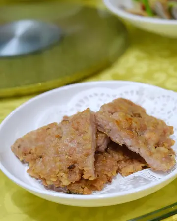 百花馬友蝦膠煎肉餅