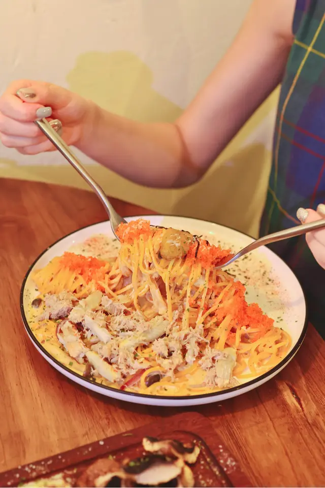 海膽味噌蟹肉意大利麵