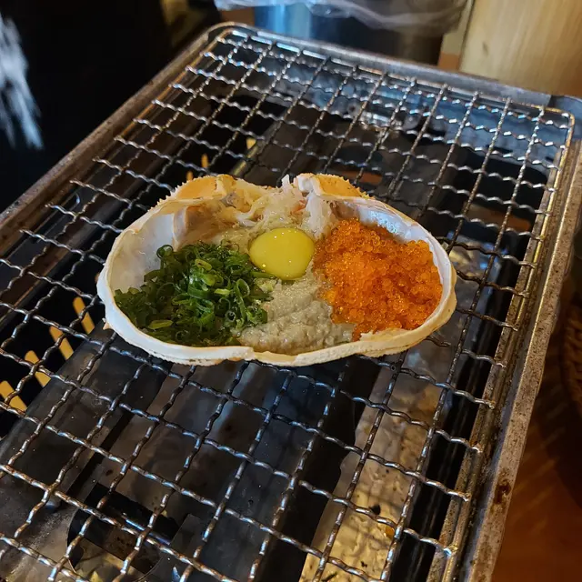 黑門令蟹味噌甲羅燒