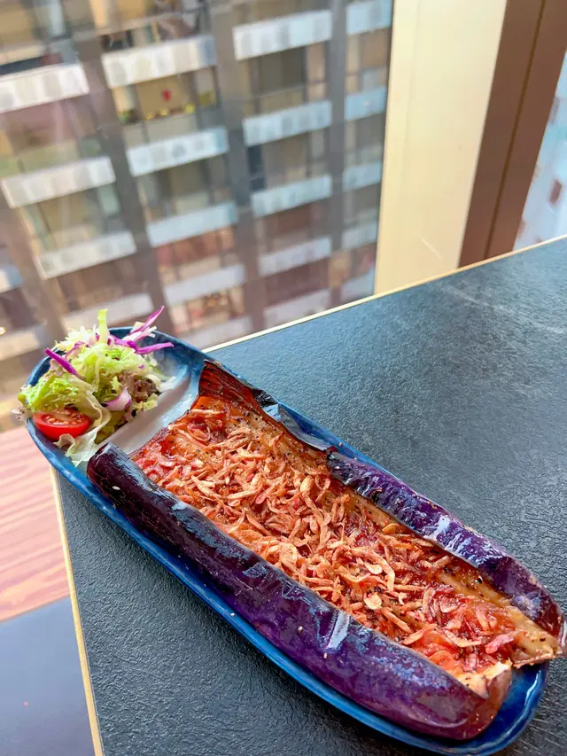 櫻花蝦原條茄子燒