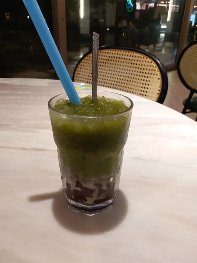 抹茶紅豆冰少冰