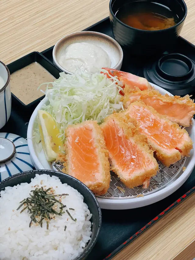 吉列三文魚柳定食