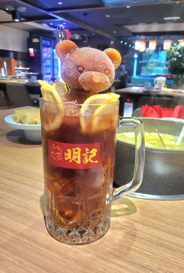 特大杯熊仔冰檸檬茶