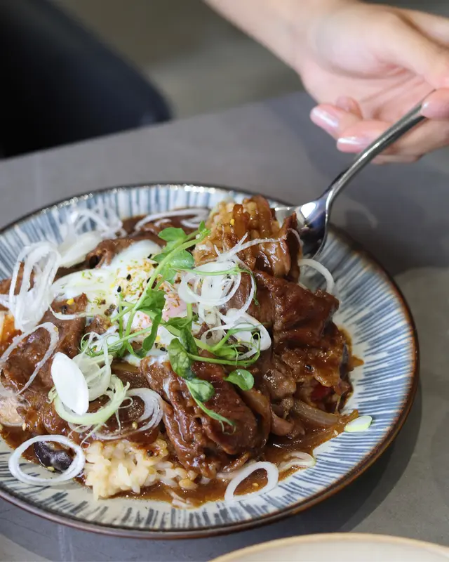 M5和牛壽喜燒溫泉蛋意大利飯