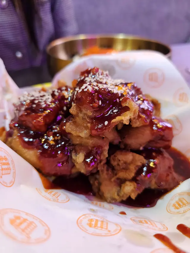 新沙洞炸雞甜辣味