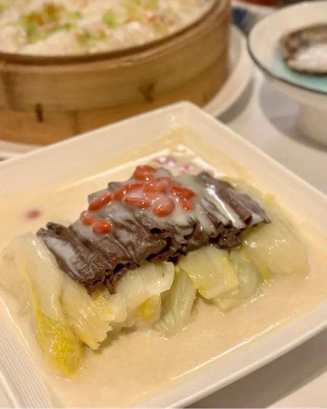 豆漿杞子鮮黑腐竹浸時蔬