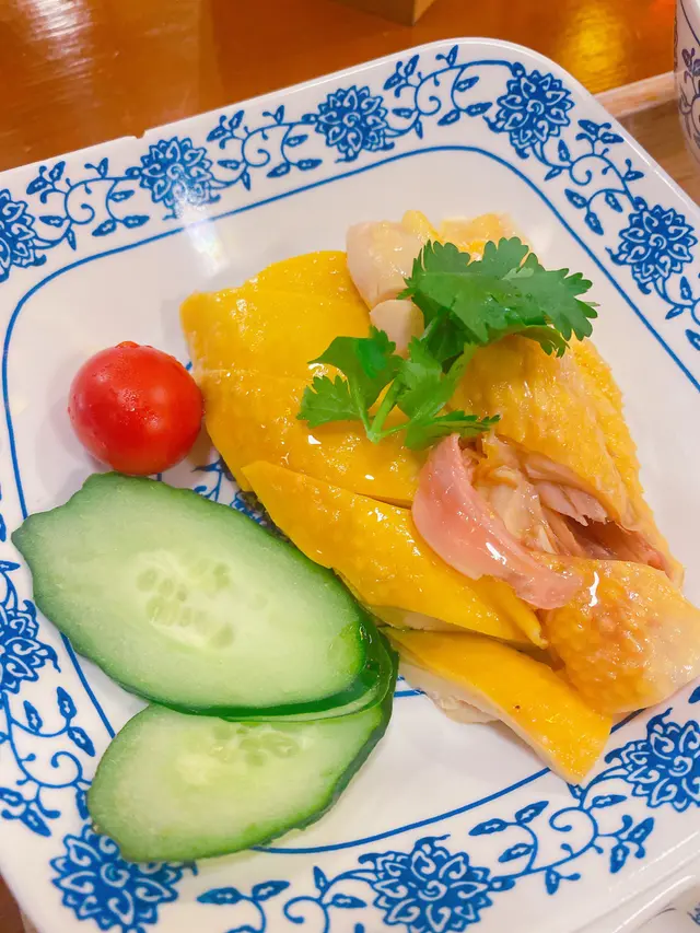 招牌星馬雞配油飯及雞湯