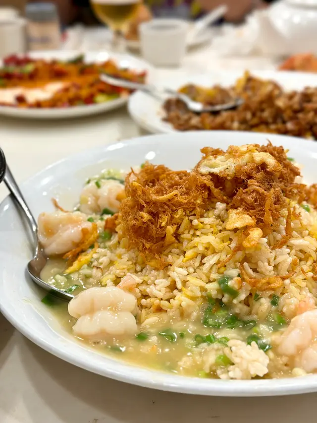 上湯中蝦脆米飯