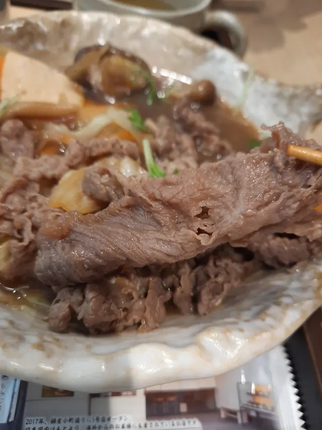 牛肉壽喜燒定食