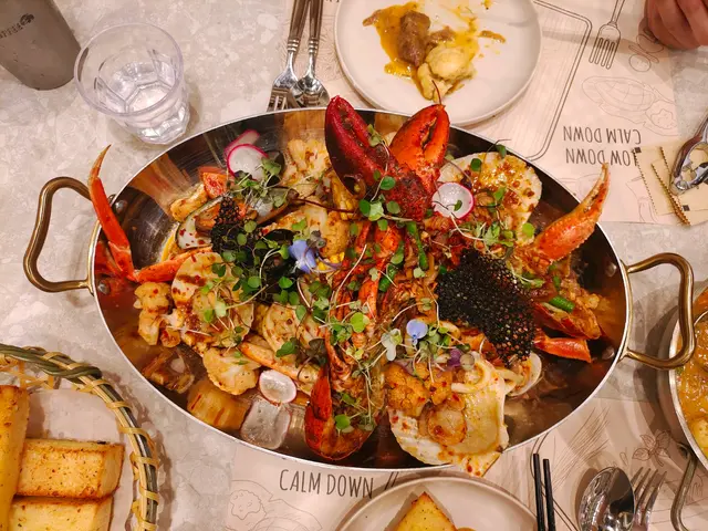 香草牛油海鮮拼盤