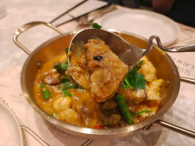 黃咖哩慢煮Prime牛筋腩