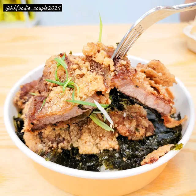 蜜汁紫菜排骨飯 