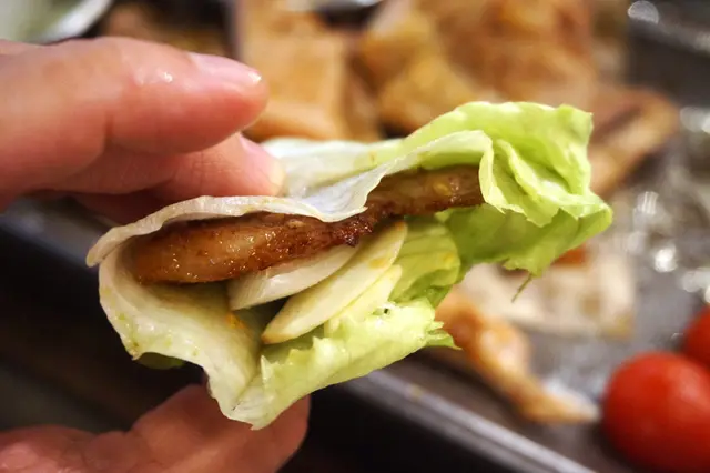 韓川菜包五花腩