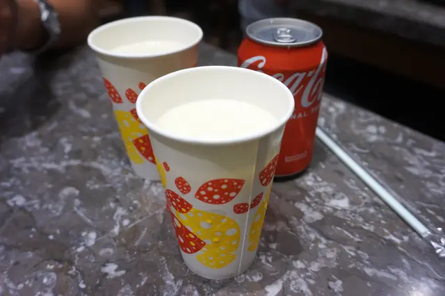 豆漿、可樂