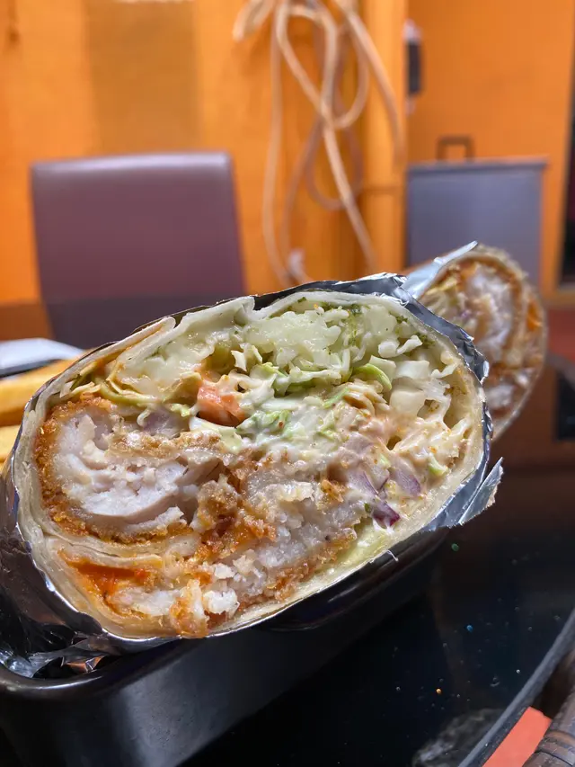Fish Kebab roll 