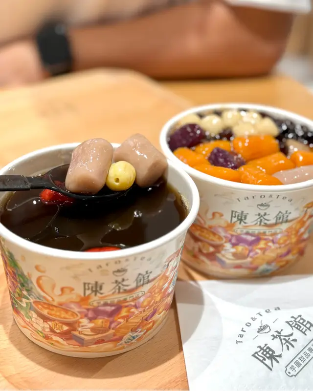 桑寄生蓮子茶- 芋圓