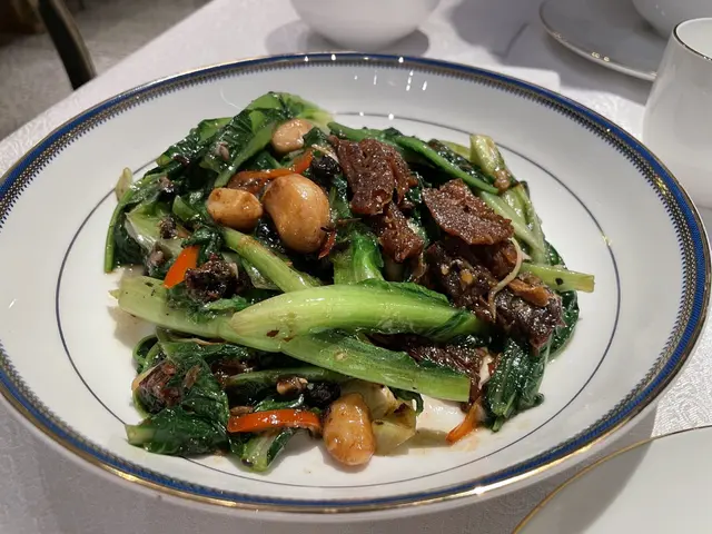 豆豉鯪魚炒油麥菜