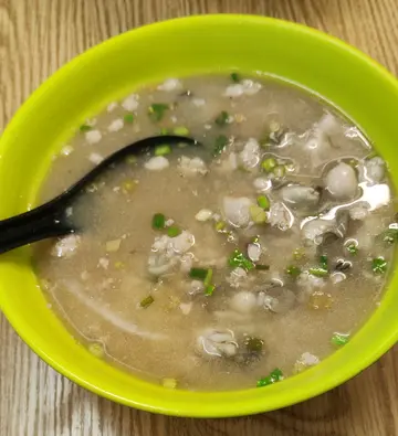蚝仔肉碎粥