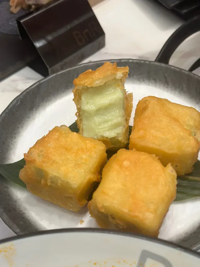 炸蜜瓜奶