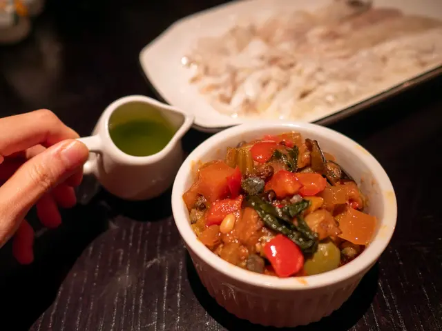 SALT-BAKED WHOLE Mediterranean SEA BASS WITH VEGETABLE CAPONATA