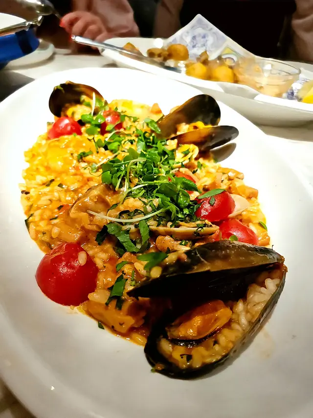 Seafood risotto