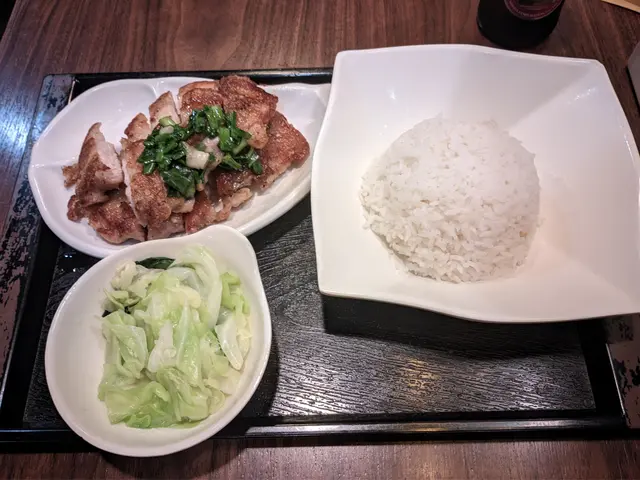 蔥油雞扒飯