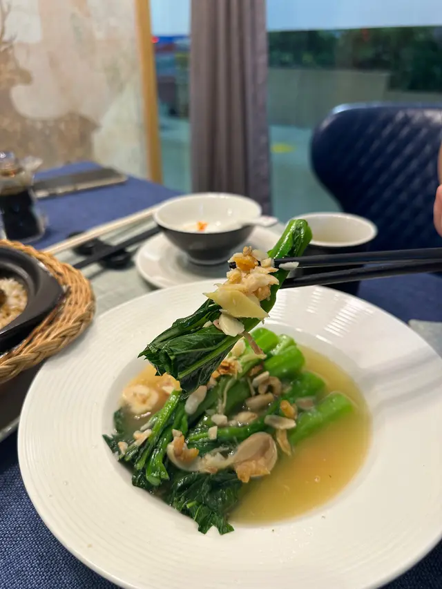 乾貝柱上湯浸菜心