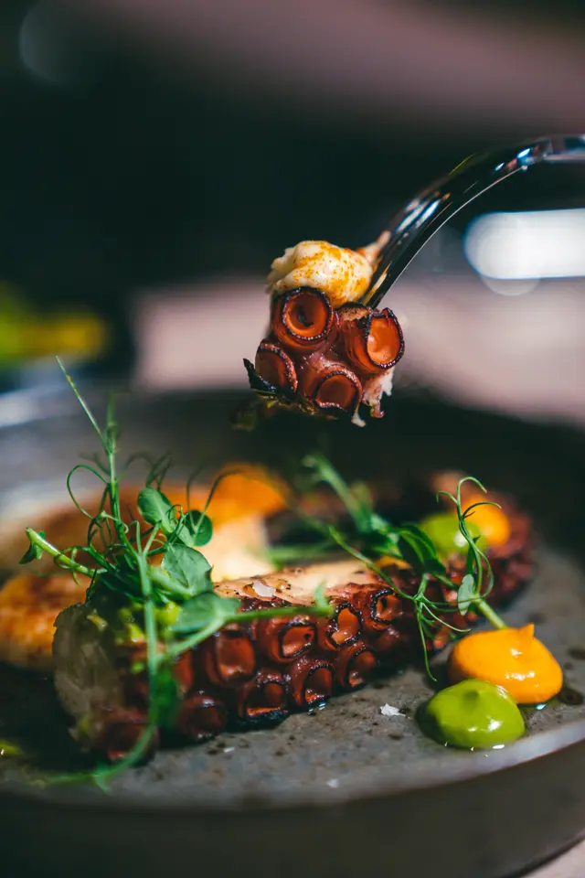 Canary Grilled Octopus, Mojo 慢烤西班牙八爪鱼